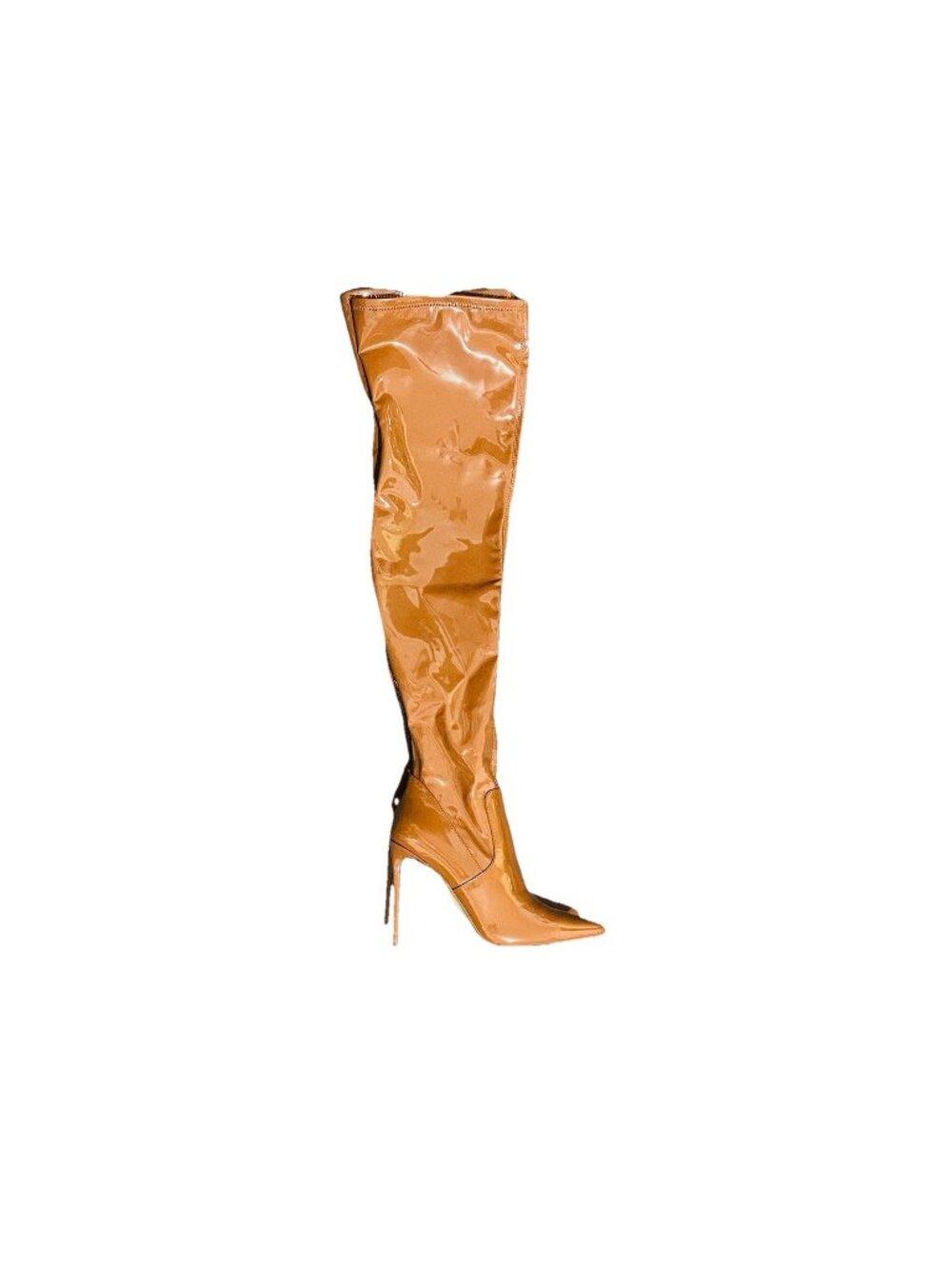 Steve Madden Shoes Womens Size 7 M Brown Tall Boots Over The Knee High Heels Zip